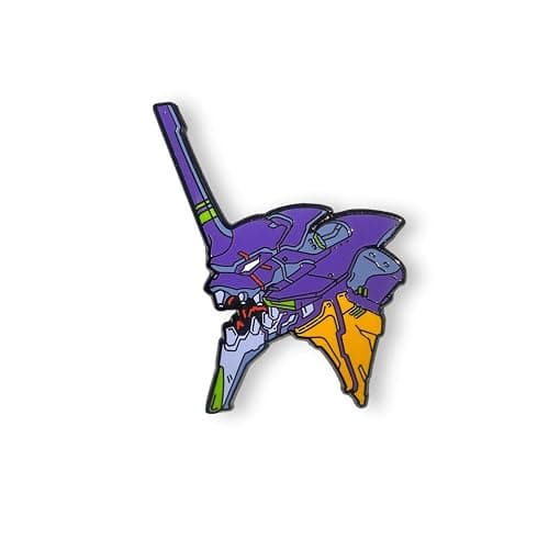 Evangelion Neon Genesis Pin - Asuka & Rei Ayanami Pins - Unit01 & 02 - Hard Enamel - XLarge Size - Image 1