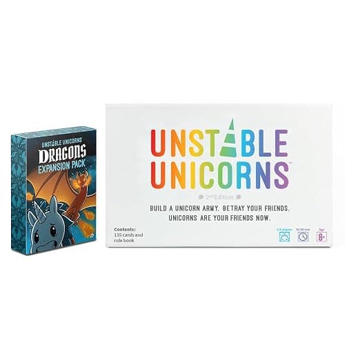 Unstable Games - Unstable Unicorns Dragons Expansion Pack - designed to be added to your Unstable Unicorns Card Game thumbnail 3