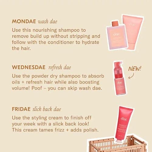 Dae Hair Tool Box (3-In-1 Styling Cream, Fairy Duster Dry Shampoo, Signature Shampoo & Signature Conditioner) thumbnail 6