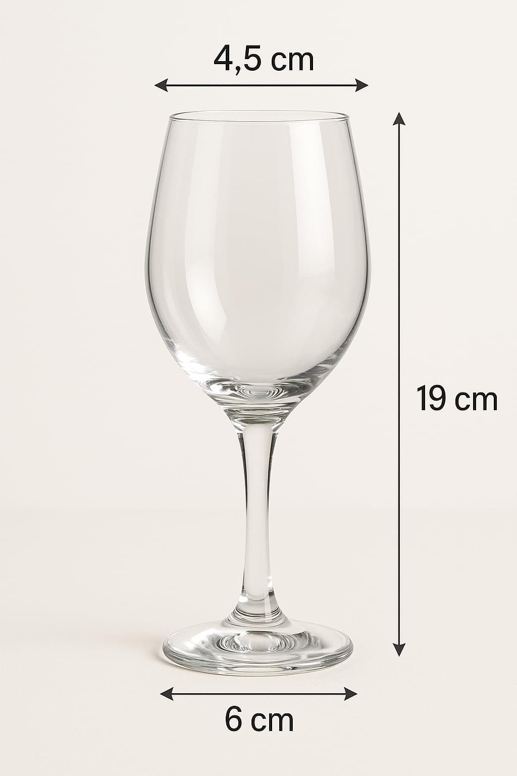 Taça de Vinho Luxo 330ml – Conjunto com 6 Unidades | Vidro Fino e Resistente | Ideal para Vinhos Tintos e Brancos | Sofisticação para Jantares e Eventos Elegantes thumbnail 5