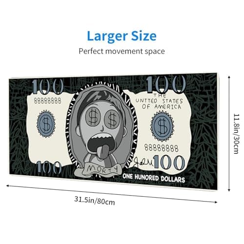 GLANDOTU Mouse Pad/Gaming Mouse Pad/Mouse Mats for Desk/Large Mouse Pad 800x300x3 mm/XXL Mousepad,Stitched Edges Anti-Slip Waterproof Rubber Base Mouse Mat,improved precision and speed -Dollar thumbnail 2