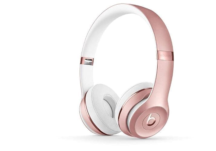 beats Solo3 Wireless On-Ear Headphones - Rose Gold (Renewed) - Image 1