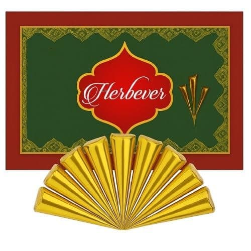 Herbever 12-Pack Ready to Use Henna Hair Color Cones – Reddish Brown Henna Paste Tubes for Spot Hair Coloring & Root Touch-Up – Long-Lasting Henna-Based Hair Color for Women thumbnail 2