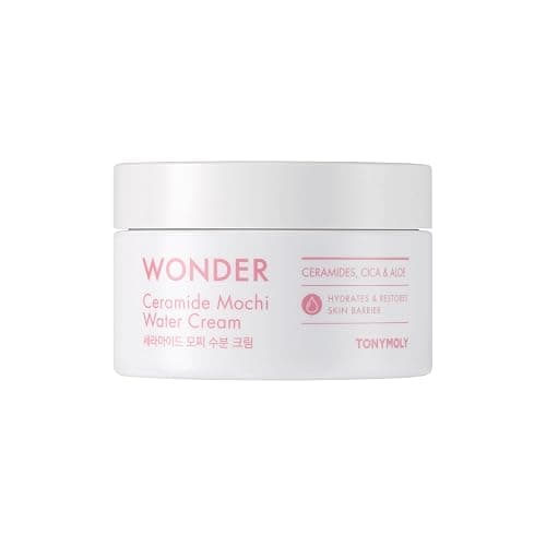 TONYMOLY Wonder Ceramide Mochi Body Cream, Moisturizing Body & Face Cream, Easter Basket Stuffer, Korean Face Moisturizer, Hydrating & Skin Repairing, for All Skin Types - 3.38 Fl Oz (Pack of 1) - Image 1