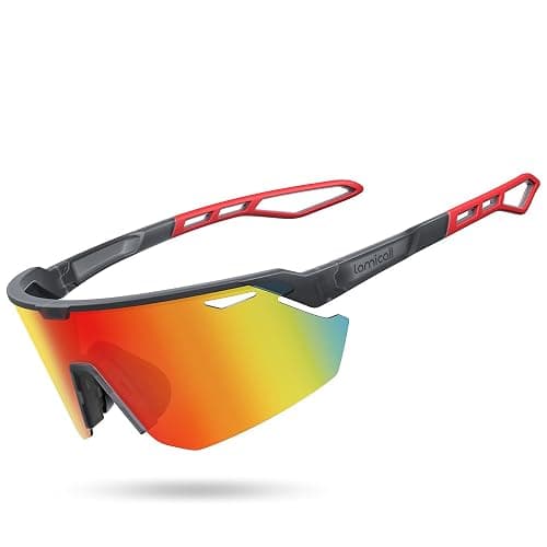Lamicall 24g Polarized Sports Sunglasses for Men Women - UV400 Protection Sun Glasses Gifts for Running Cycling Baseball - Image 1