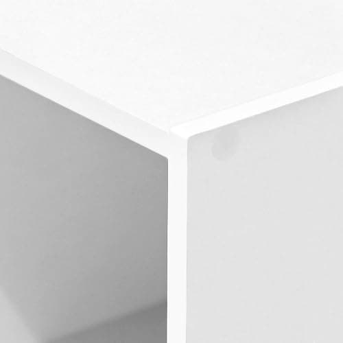 Furinno LUDER Book Shelf, 3-Cube Bookshelf, Bookcase with Open Shelves, 9.3 x 12 x 31.5, for Living Room, Bedroom, Home Office, White thumbnail 9