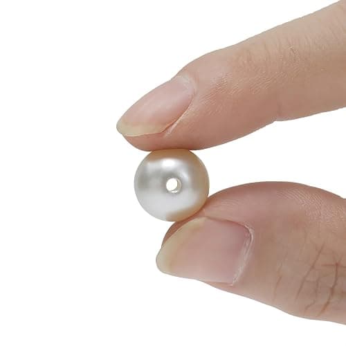 Hudinsun 1200 Pcs Pearl Beads for Jewelry Making, 5 Size Round Pearls for Bracelets Making Kit Small Pearl Filler Beads with Hole for DIY Craft Necklace Earrings thumbnail 5