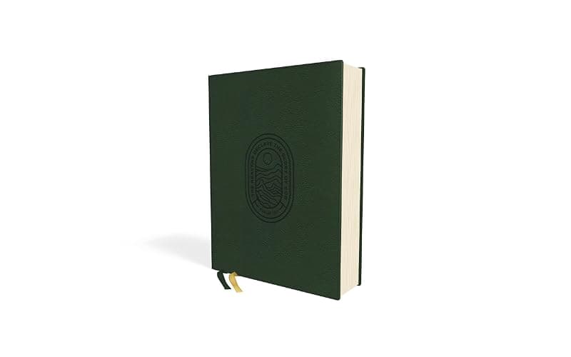 NIV, Journal the Word Bible (Perfect for Note-Taking), Leathersoft, Green, Red Letter, Comfort Print: Reflect, Take Notes, or Create Art Next to Your Favorite Verses thumbnail 8