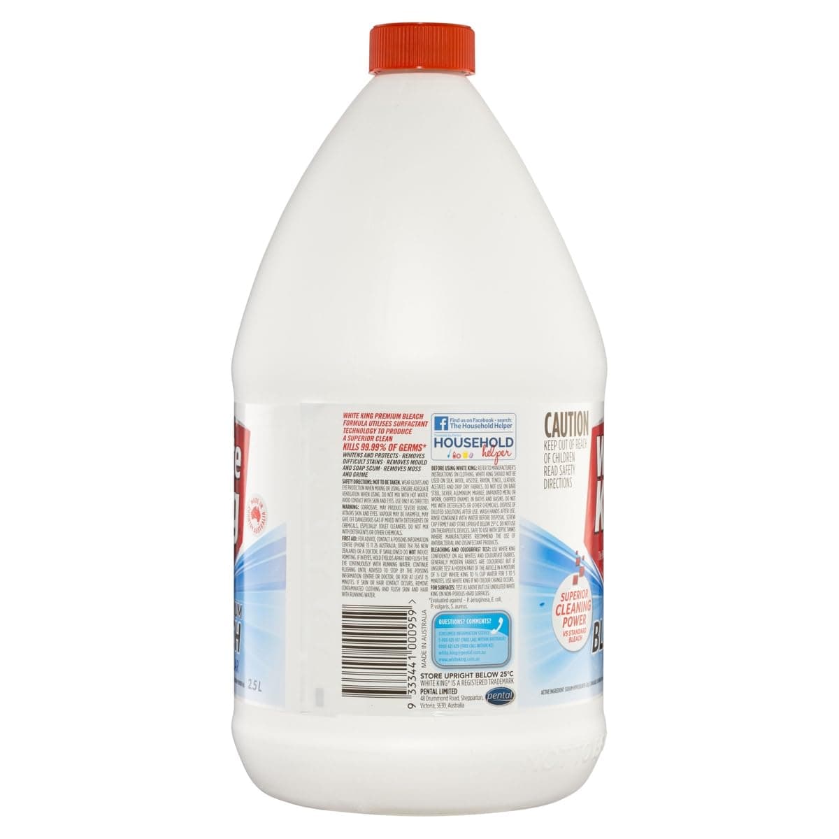 White King Bleach Regular 2.5L thumbnail 3