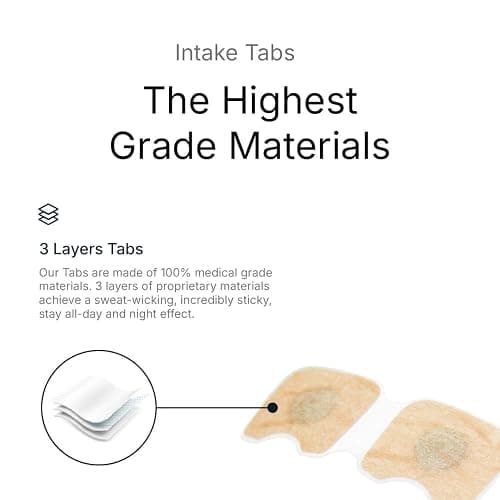 Intake Breathing Refill Tabs (30 Count) – Magnetic Nasal Strips for Sleeping – Snoring Solution – for Better Breathing, Sleep & Exercise, All-Night Comfort thumbnail 3