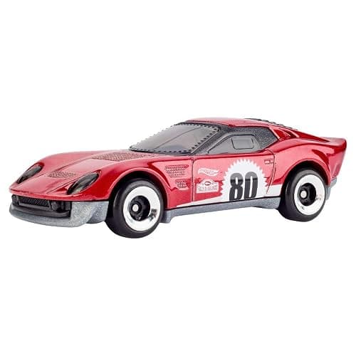 Hot Wheels Toy Cars, 5-Pack of 1:64 Scale Toy Cars with Collectible Deco & Packaging, Core Mattel 80th Anniversary Set of 5 Vehicles thumbnail 6