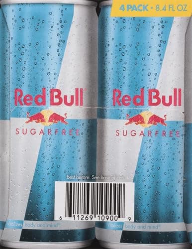Red Bull Sugar Free Energy Drink with 80mg Caffeine plus Taurine & B Vitamins, 8.4 Fl Oz, Pack of 8 Cans thumbnail 14
