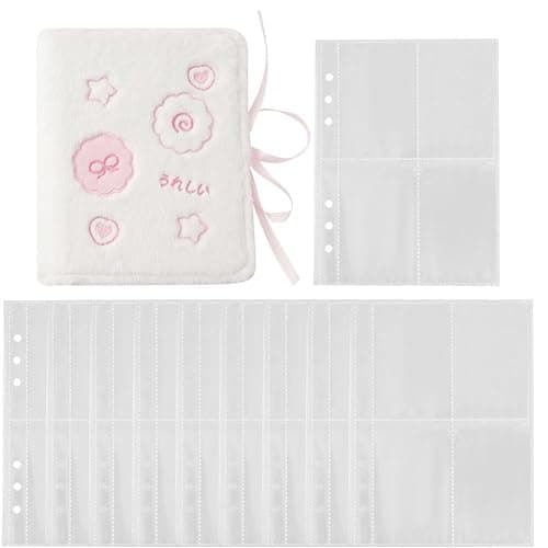 Keuyeo A5 Binder Photo Album Cartoon Plush Photocard Holder Kpop Photocard Holder Photo Card Binder Album Cards Collect Book Photo Albums Notebook Stationery thumbnail 4