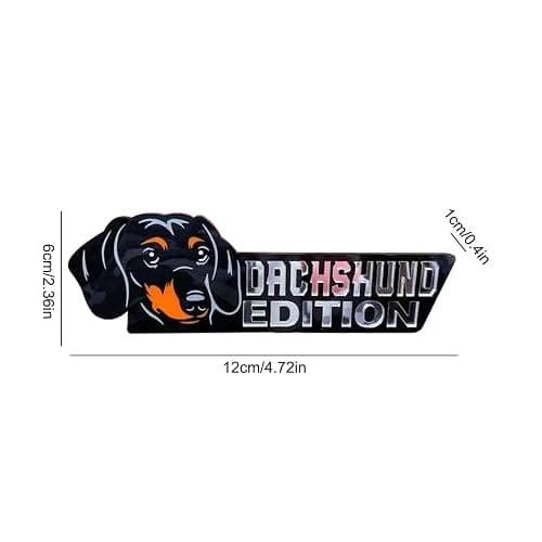 Dog Emblem for Car, Edition, Acrylic Car Badge Stickers, Outdoor Emblems for Car, Truck, RV, Boat, Car ID Stickers, Decoration | 3D Funny Dogs Acrylic Automotive Badge 3D Funny Automotive Exterior Decoration Decals Stickers for Trucks, RVs, Boats thumbnail 5