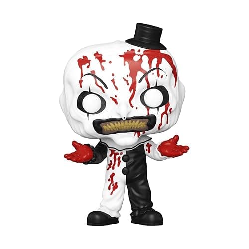Funko POP! Movies: Terrifier 2 - Art the Clown (Bloody) | Official Horror Merch - Collectable Vinyl Figurine for Shelf Display - Birthday Gift Idea for Fans and Collectors thumbnail 3