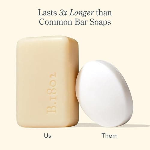 Beekman 1802 Goat Milk Soap Bar with Botanical Oils & Shea Butter - 9 oz - Gently Moisturizes, Exfoliates, and Nourishes for Soft, Healthy Skin - Cruelty-Free thumbnail 7