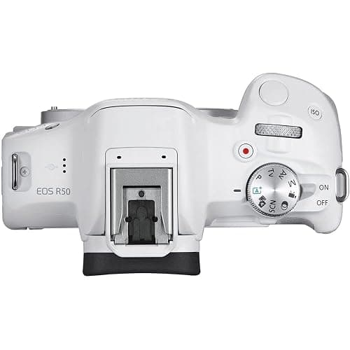 Canon EOS R50 Mirrorless Camera Kit – APS-C RF Camera with 18-45mm Lens, 4K Video, Dual Pixel AF II & Vari-Angle Touchscreen (5812C012) + Shoulder Bag + 64GB Memory Card thumbnail 4