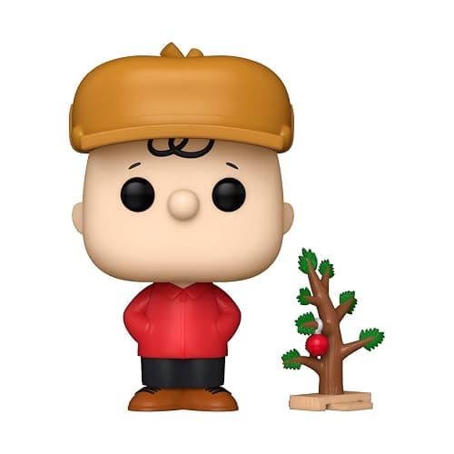 Funko Pop Movies: A Charlie Brown Christmas - Charlie Brown with Tree - Peanuts TV Specials - Collectable Vinyl Figure - Gift Idea - Official Merchandise - Toys for Kids & Adults thumbnail 2