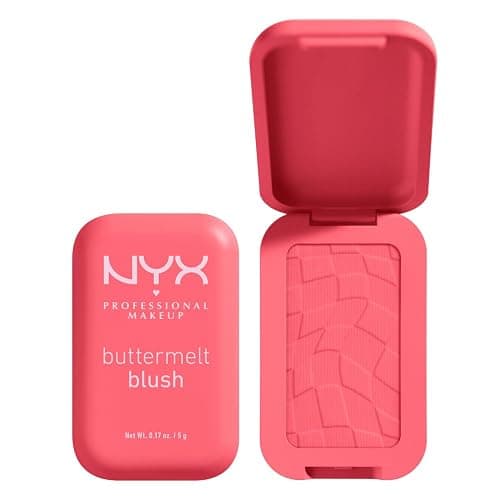 NYX Professional Makeup Buttermelt Blush, Cremige Textur mit Shea Butter, Mandelbutter & Mangobutter, Einfach zu verblenden für einen frischen Look, Farbe: U Know Butta - Image 1