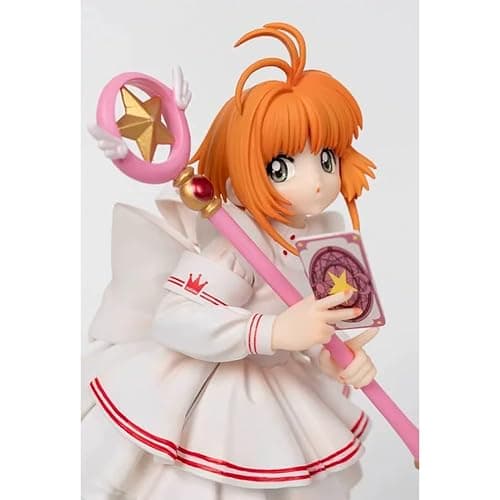 YLQANONG Cardcaptor Figures Kinomot Anime Figure Statues PVC Cerberu Anime Action Figurine for Fans 22CM thumbnail 5