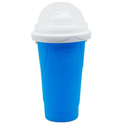 Slushy Maker Cup, Slushie Cup Maker, Milk Cola Juice Squeeze Cup, Magic Quick Freeze Cup, Cooling Cup, Smoothies Cup with Lids and Straws for All Age (Blue) thumbnail 9