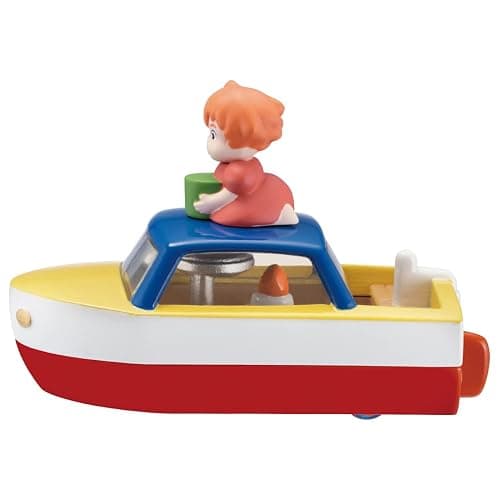 Takara Tomy Dream Tomica Ghibli Full 05 Ponyo on The Cliff Sosuke Pom Boat, thumbnail 6