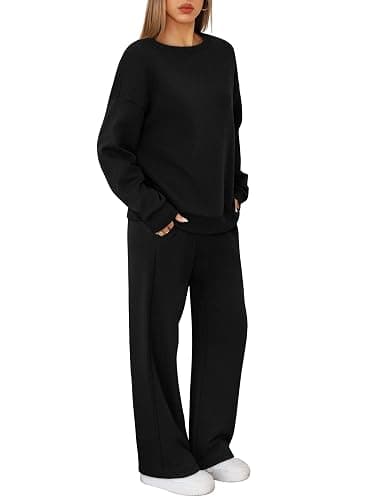 XIEERDUO Sweatsuits Women 2 Piece Outfit Matching Lounge Sets Fall Outfits 2025 Fashion Clothing Crewneck Track Suits thumbnail 3