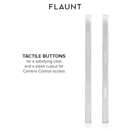 Flaunt Official Square Protective Case - Compatible with iPhone 17e/16e/15/14/13 - Compatible with MagSafe & Wireless Charging - Drop-Tested & Shockproof - (Pink Mother of Pearl) thumbnail 8