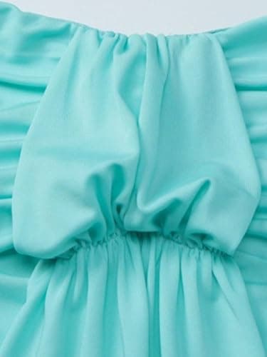 TYATVS Turquoise Top Teal Tank Tops Y2k Tuscan 2000s Clothes Vintage Colorful Mint Green Shirt thumbnail 7