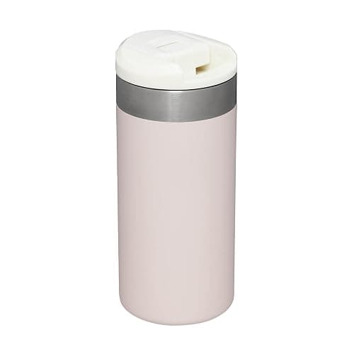 Stanley Aerolight Transit Thermobecher 0.35L - Hält 4 Stunden Heiß - Spülmaschinenfest - Kaffeebecher To Go Auslaufsicher - Kompatibel Mit Gängigen Pkw-Getränkehalterungen - Thermosflasche - Rose - 0.35L - Rose Quartz thumbnail 9