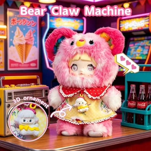 Mckkymi Plush Blind Box,Kawaii Nommi About The Childhood Series Stuffed Blind Box Doll 1PC,Unique Designs Keychain & Bag Charm,Cute Anime Vinyl Plushies Collectible for Birthday (Random 1PC) thumbnail 3
