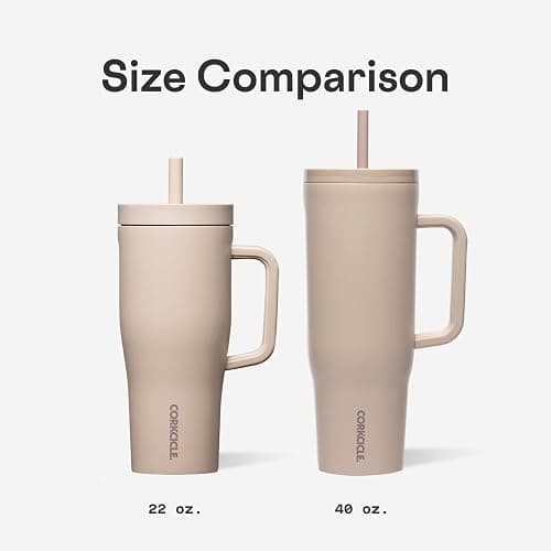 Corkcicle Cruiser Insulated Tumbler - Keeps Drinks Cold 20 Hours - Triple-Insulated Stainless Steel - Spill-Proof Lid - Summer Drinkware Gift - Keeps Drinks Ice Cold - 40 oz - Windbreaker thumbnail 7