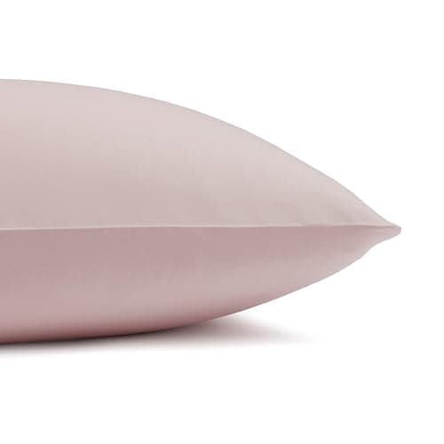 Amazon Basics Lightweight Super Soft Easy Care Microfiber 4-Piece Bed Sheet Set with 14-Inch Deep Pockets, Queen, Blush Pink, Solid - Blush Pink - Queen thumbnail 5