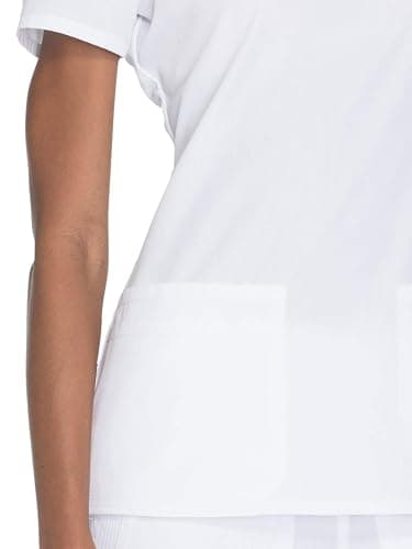 Cherokee Women's V-Neck Scrub Top - Modern Classic Shirt with 3 Pockets, Instrument Loop & Fade Resistant Fabric - WW645 thumbnail 3
