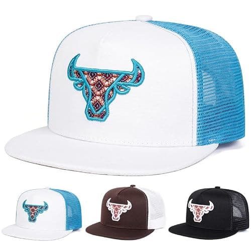 Unisex Ox Head Embroidery Hip-hop Baseball Cap Golf Dad Hat Adjustable Classic Sun Trucker Caps Outdoor Travel thumbnail 2