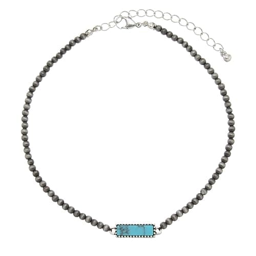 PammyJ Western Style Choker Necklace,13" + 3" ext - Image 1