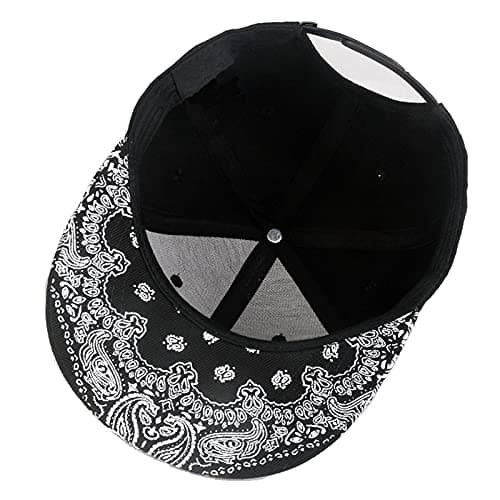 CNUSER Trucker Hat Fashion Mens Women Snapback Hats - Flat Bill Brim Hat Adjustable Baseball Cap | Mens Women, Fashion thumbnail 4