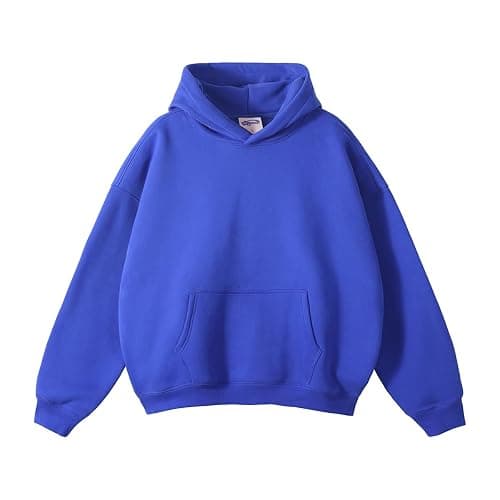 VFIVE UNFOUR 350gsm Thick Cotton Lined Hoodies Winter Oversized Blank Hoodies Warm Sweatshirts - Image 1
