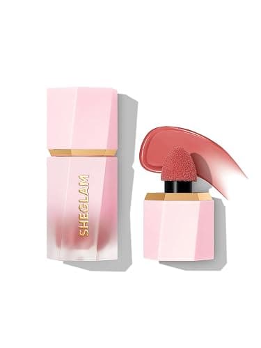 SHEGLAM Color Bloom Liquid Blush Makeup for Cheeks Matte Finish - Rose Ritual - Image 1