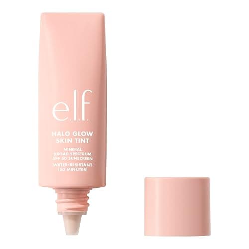 e.l.f. Halo Glow Skin Tint SPF 50, Tinted Moisturizer For Light, Buildable Coverage, Creates A Natural Glow, Vegan & Cruelty-Free, 6 Light Cool - Image 1