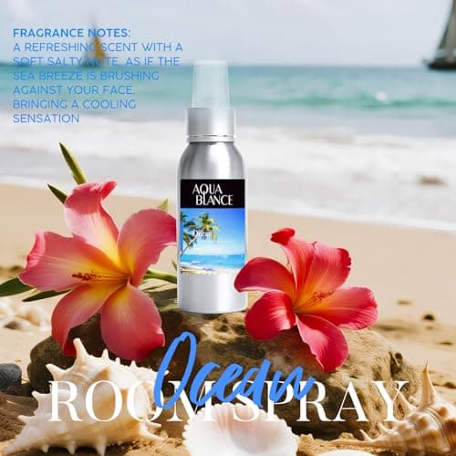 Fragrant Room Spray, Tropical, Ocean, Coconut, 3 x 3.4 fl oz, Air Fresheners Odor Eliminator for Home, Bathroom, Concentrated Room Spray thumbnail 3