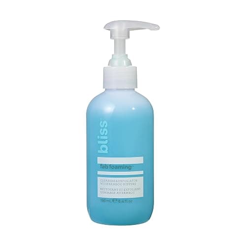Bliss Fab Foaming 2-In-1 Cleanser and Exfoliator with Bamboo Buffers - 6.4 Fl Oz - Oil-Free Gel Face Wash - Makeup Remover - Vegan & Cruelty Free - Fab Foaming - 2-In-1 Cleanser thumbnail 8