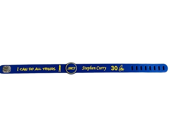 Generic Stephen Curry Basketball Silicone Wristband - Adjustable Sports Wristband for Fans - Ideal Fan Gift and Training Accessory thumbnail 7