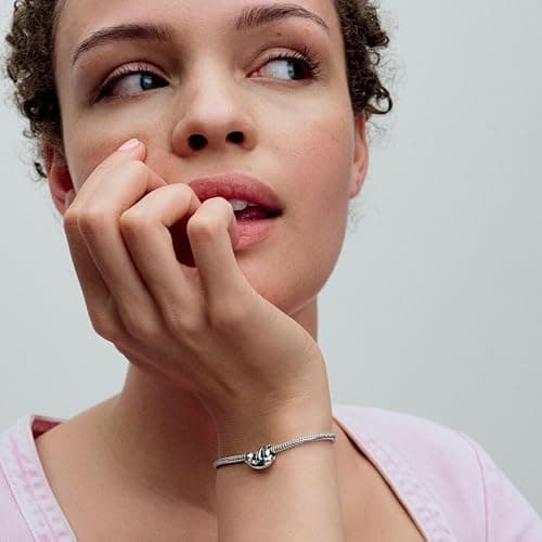 Pandora Moments Charm Raupe, Sterlingsilber. mit schwarzem Kristall, rosa und dunkelrosa Emaille thumbnail 3