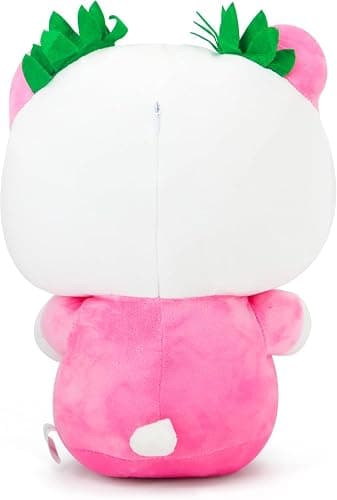 Ahlsense 7.8'' Cute Strawberry Cat Plush Toy—A Kawaii Soft Cartoon Cat Stuffed Plush for Girls and Kids(Pink) thumbnail 2