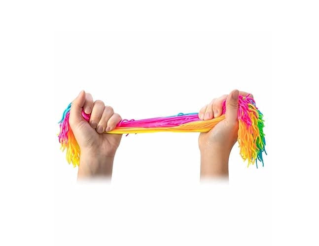NeeDoh Ramen Noodlies - Sensory Squeeze Toy - Contains 5 Noodle Clumps - 8.5" Long - Multicolored (Pack of 1) thumbnail 2