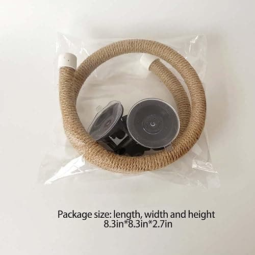 Suction Cup Set for Bird Window/Bath/Car/Travel Perches - Suitable for Small and Medium Bird Parrot Parakeet Cockatiel Conure Budgie Lovebirds thumbnail 3