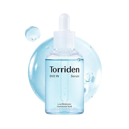 Torriden DIVE IN Hyaluronic Acid Serum for Deep Hydration | Korean K-Beauty Glass Skin Plump Glow | Lightweight Fast-Absorbing Face Serum 50ml (1.69 fl.oz.) - Image 1