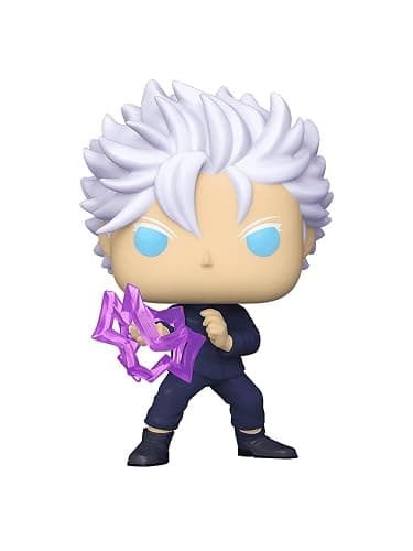Epic Collectibles Pop Anime: Jujitsu Kaisen (JJK) - Satoru Gojo Unmasked with Hollow Purple Exclusive Vinyl Figure Included with Box Protector Compatible for Funko thumbnail 3
