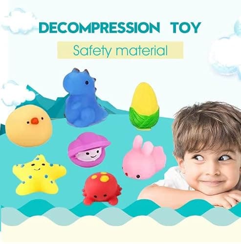 110 Pcs Mochi Squishy Toys, Mochi Squishy Toys for Kids Party Favors, Mini Kawaii Squishy Fidget Toys for Easter Basket Stuffers Egg Fillers Birthday Classroom Prize Pinata Christmas Stocking thumbnail 4